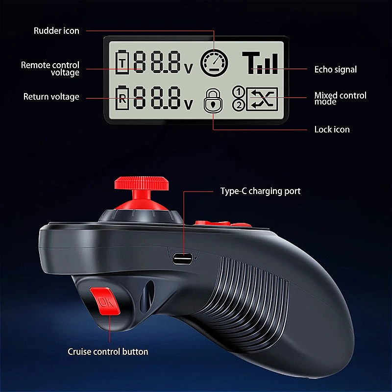 HOTRC DS-600 6CH 2.4 جيجا هرتز نظام الراديو الارسال تحكم عن بعد مع PWM 6 قناة استقبال ل RC قارب ناقل موجات الراديو