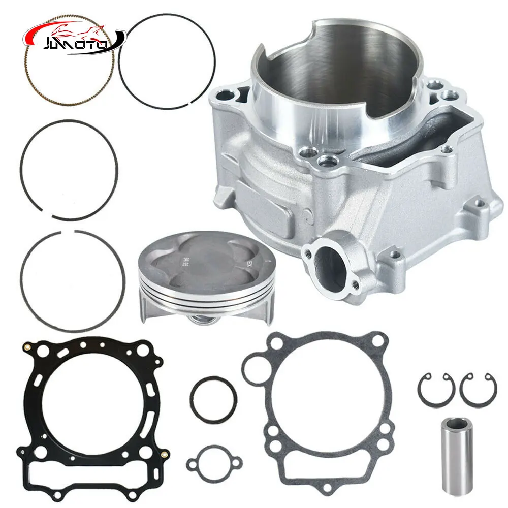JLMOTO 449CC Cylinder Kit Piston 13.5:1 for Yamaha ATV YFZ450 Stock Bore 95mm 2004-2009 2012-13