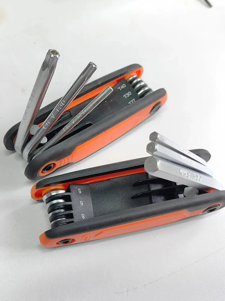 Alloy Steel Folding Hexagon Wrench & Screwdriver Set - Portable Flat Head Allen Wrench Tools for Ultimate Versatility