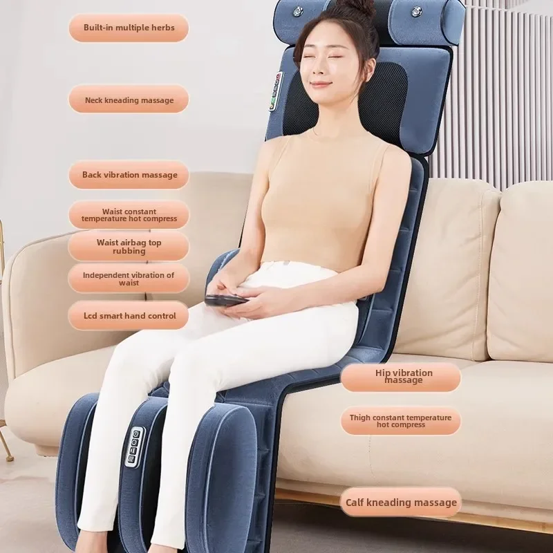 

New electric massage chair, fully automatic home reclining, sitting, three-use, full-body, multi-functional small sofa chair