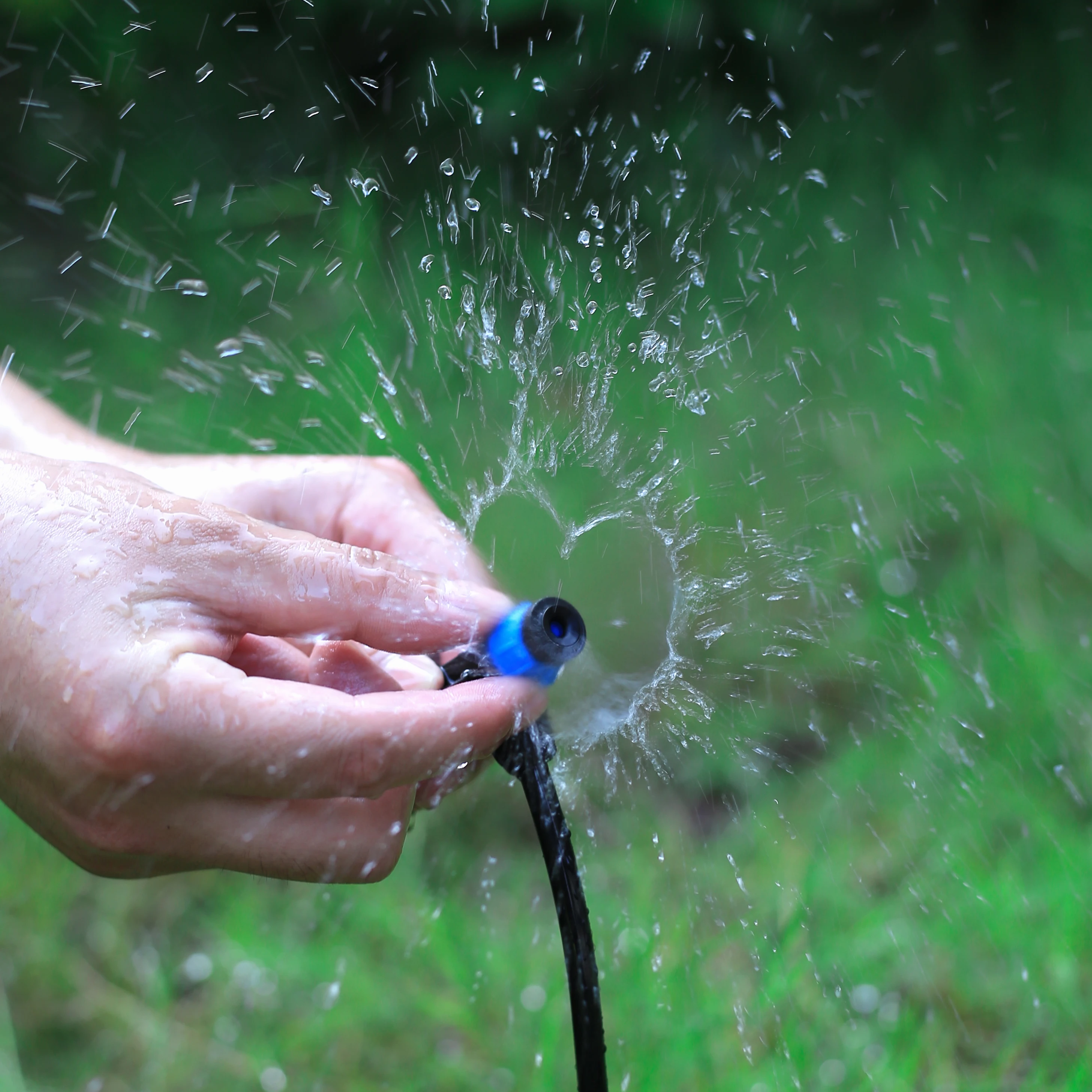 5/20/50/100 pz 360 ° spruzzatore di dispersione irrigazione gocciolatore giardino agricoltura fiore prato irrigazione ugello bloccato collegare 1/4