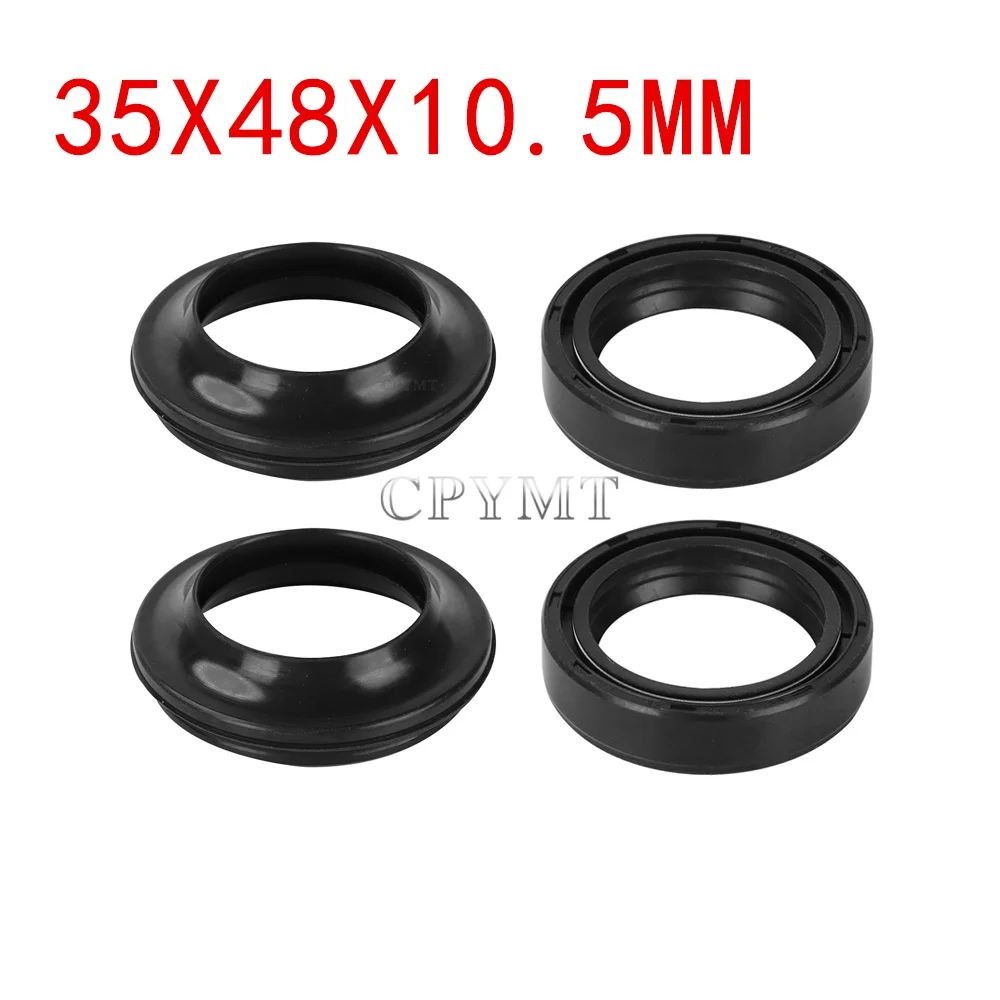 35x48x10.5 Front Fork Damper Oil Seal Dust Cover Fit For GV125 GV 250 GV250 GV 250i GV250i Aquila 2001-09 10 11 12 13 2014