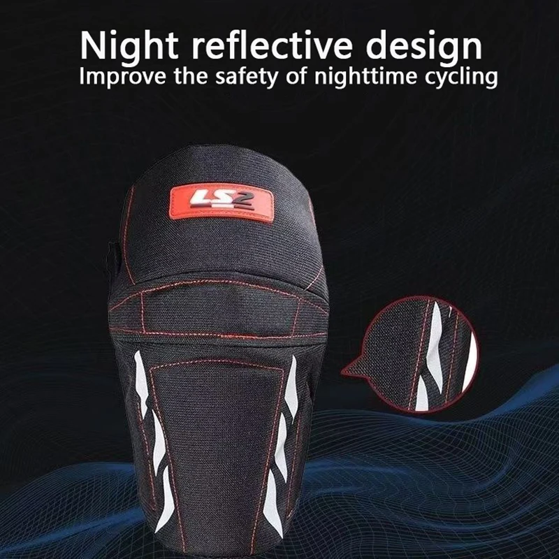 

LS2 мотоциклетные наколенники для мотокросса, утолщенная защита для ног, противоскользящая наколенница для езды на велосипеде MTB, защита голени, аксессуары