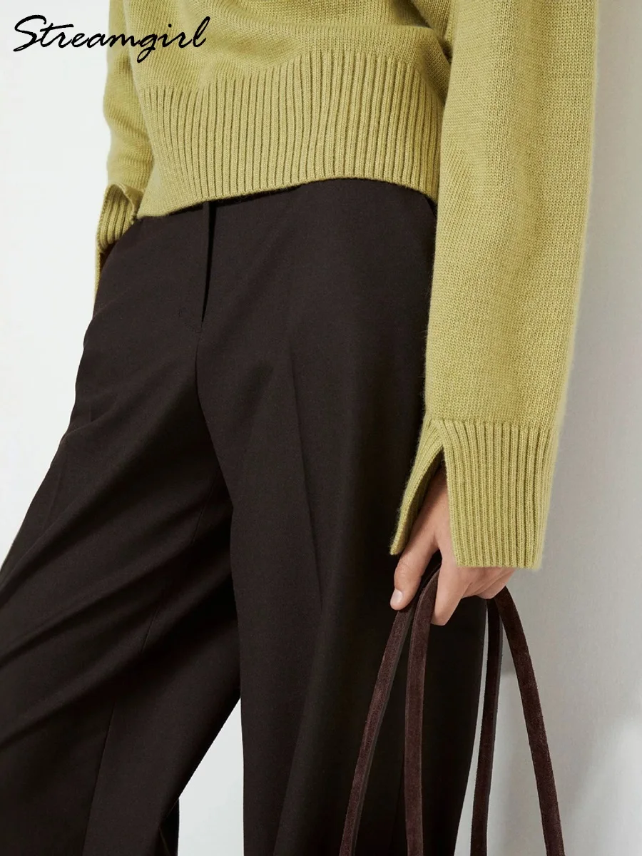 Green Warm Turtleneck Sweater Women Oversized Autumn Winter Knitted Pullovers Lady Basic Jumpers Turtleneck Sweaters Female - view 3