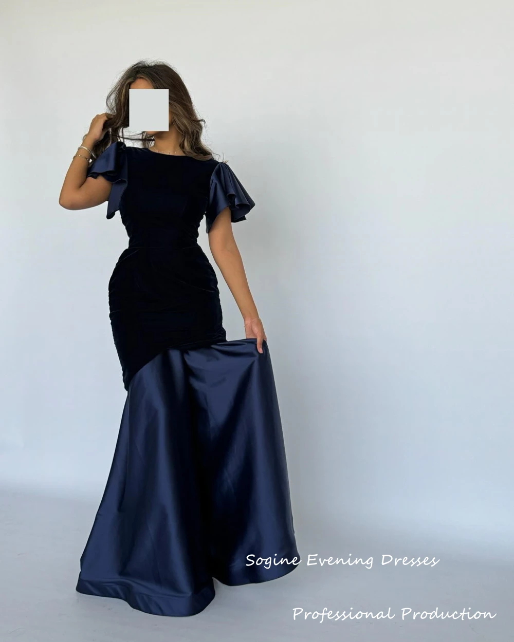 Элегантные платья для выпускного вечера трапециевидной формы 2025, атласное платье длиной до пола с короткими рукавами, свадебное платье с овальным вырезом и высокой талией فساتين سهرة Formal