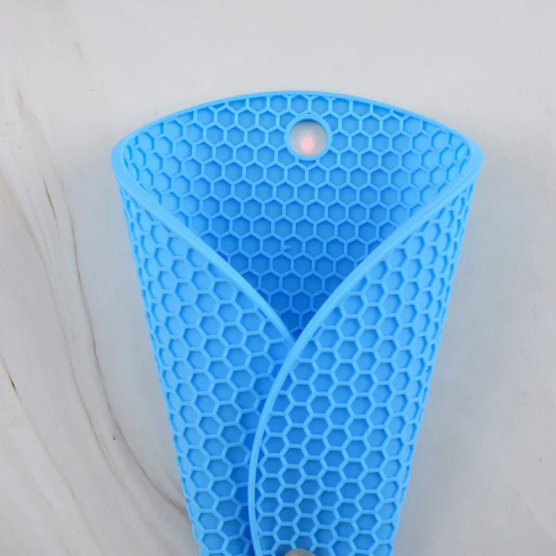Silicone Heat Insulation Mat Honeycomb Mat Hot Proof Waterproof Pot Bowl Water Coasters Thickened Heat Resistance