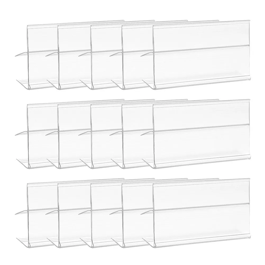 

50 шт. пластиковых зажимов для ценников, держателей этикеток, табличек для корзин и витрин для супермаркетов и розничных магазинов, для ценовых карточек и товарной маркировки