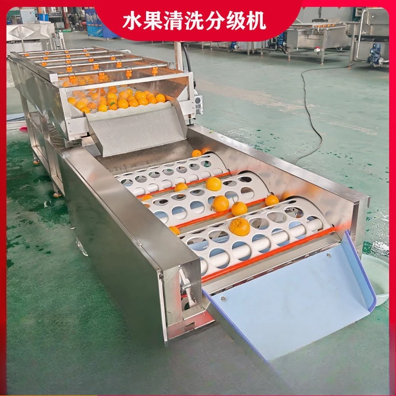 Automatic fruit washing and grading equipment, cleaning and sorting machine, cleaning and sorting machine