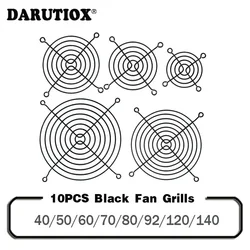 10 Pieces Fan Grills Metal Mesh Finger Guard Protective Net Fan Grill Computer Case Fan Grill 60/70/80/90/92/120/140MM Mesh