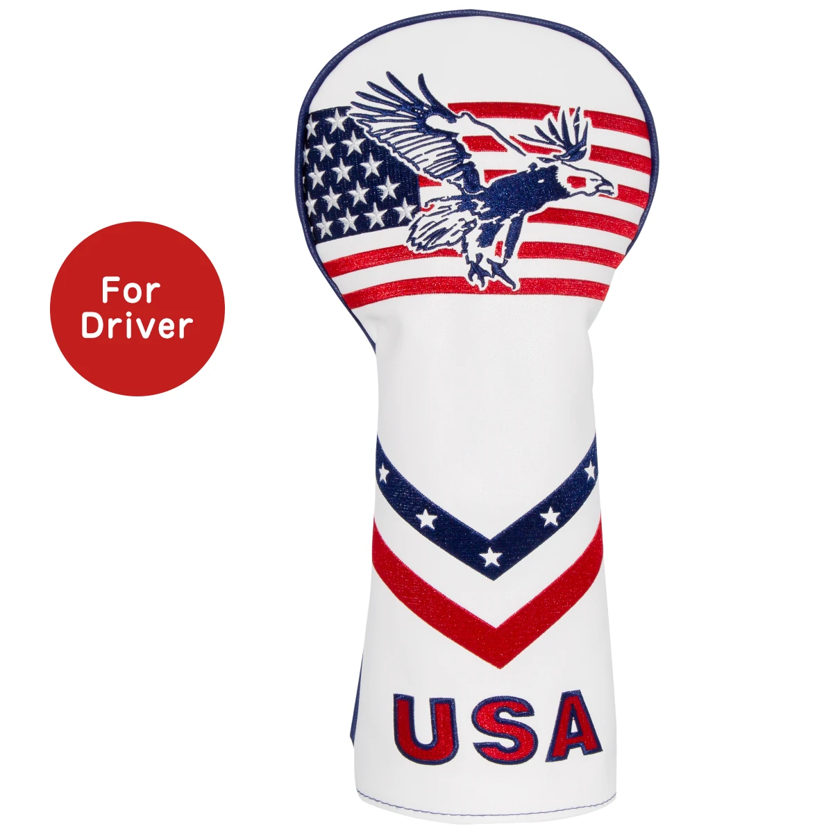 

Golf Club Wood Headcovers Set USA Eagle Golf Wood Cover 1 3 5 Driver Fairway Rescue Hybrid Headcovers with tag