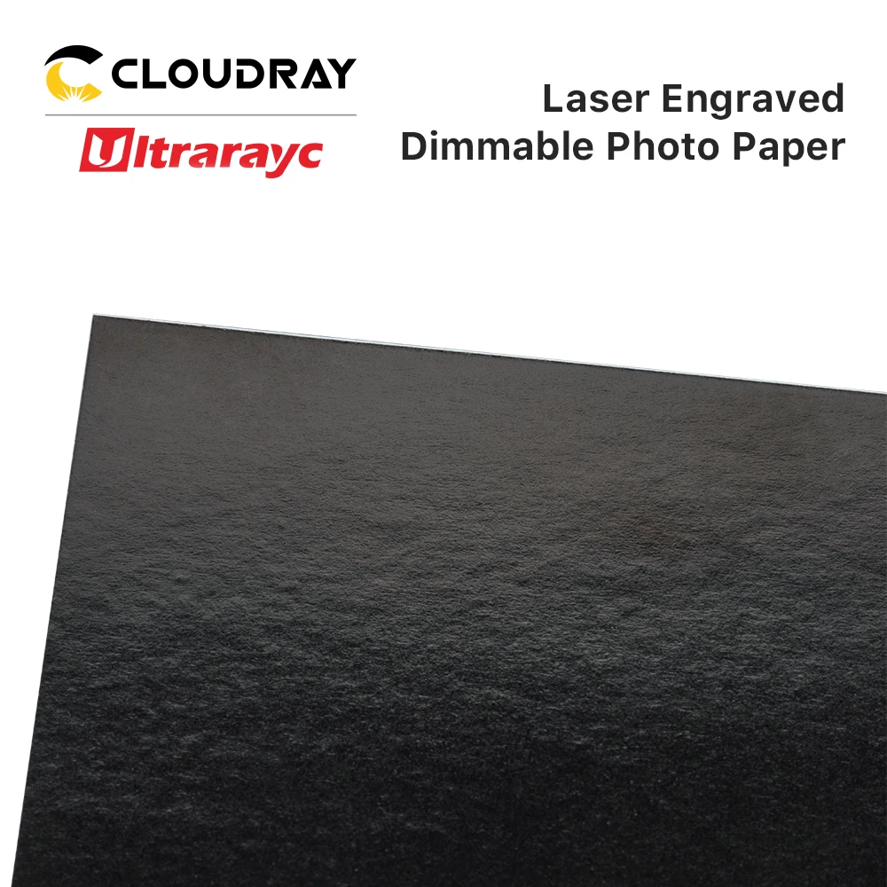 Ultrarayc Dimmable Photo Paper for Fiber Co2 UV Laser Marking Welding Cutting Machine Performance Spot Quality Debugging