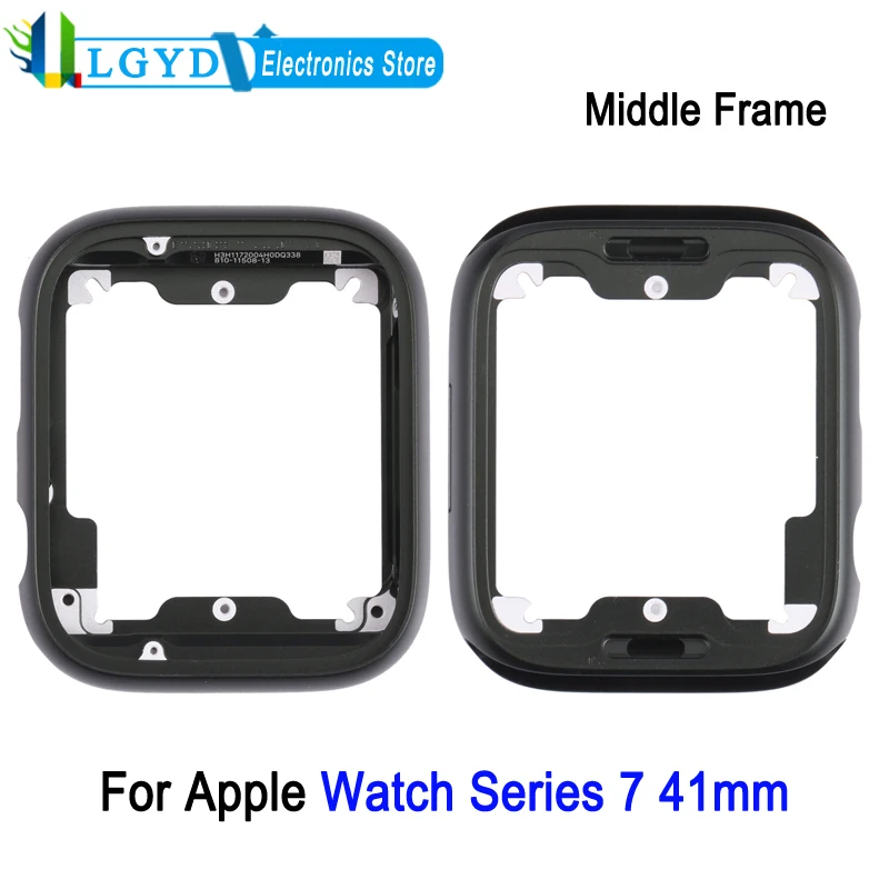 Alumínio Médio Frame para Apple Watch, Smartwatch Replacement Part, Série 7, 41mm