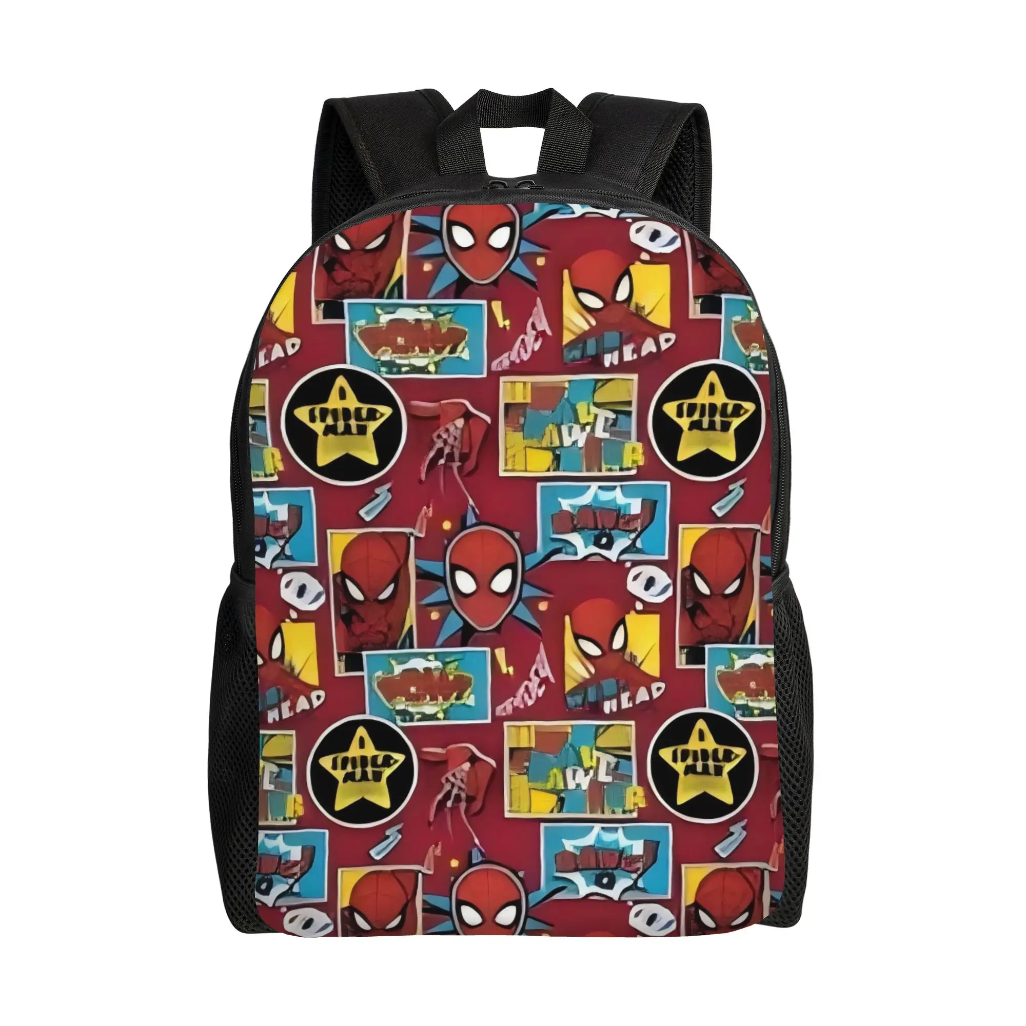 

Back to school season Personalised Spider man Laptop Bag Marvel Female Bookbag Backpack