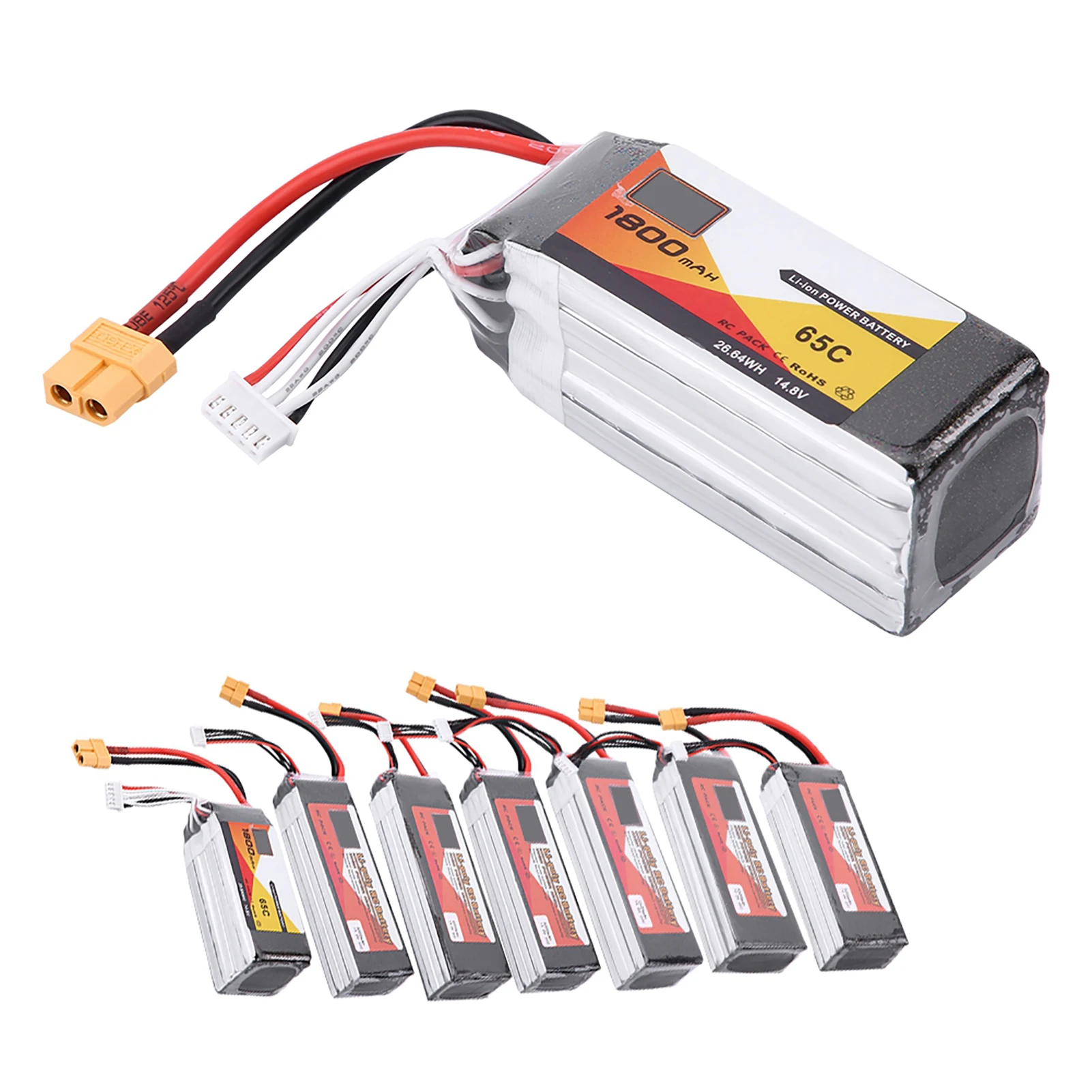

RC LiPo Battery 5000mAh 6000mAh Battery ZOP POWER 4S 14.8V 1500mAh 5000mAh 5500mAh Rechargeable Battery with XT60 Plug