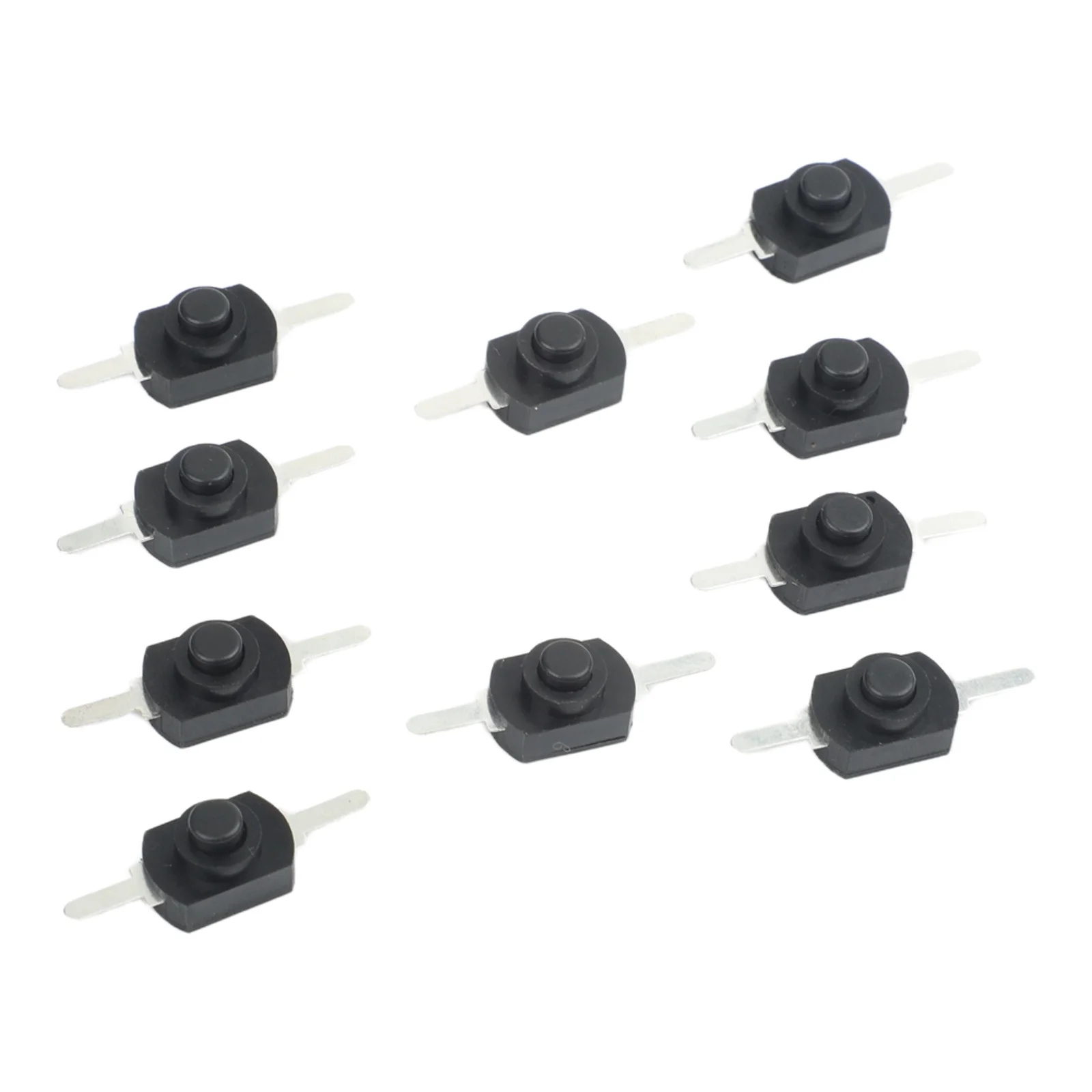 Reliable Push Button For Projects Lamp Base 2 Pin Terminal Torch Switch Compact Lightweight Plastic And Copper