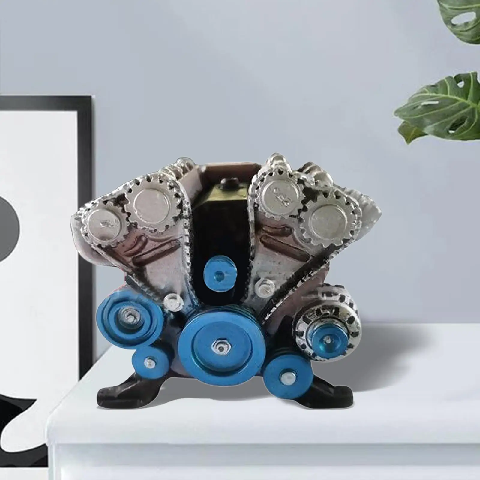Exquisite Engine Ornament Simulation Engine Model Desktop Sculpture Creative