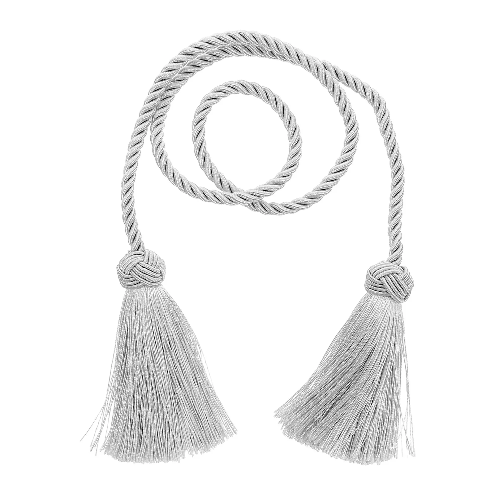 1 زوج رباط للستائر حبل مضفر شرابة الستائر الزخرفية Holdbacks لغرفة المعيشة غرفة نوم شير نافذة الستائر