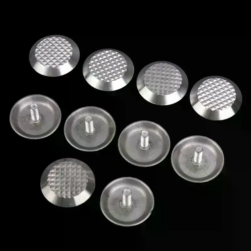 10Pcs Tactile Nail 304 Stainless Steel Antislip Road Markers For Sidewalk Subways Airport Outdoor Safety