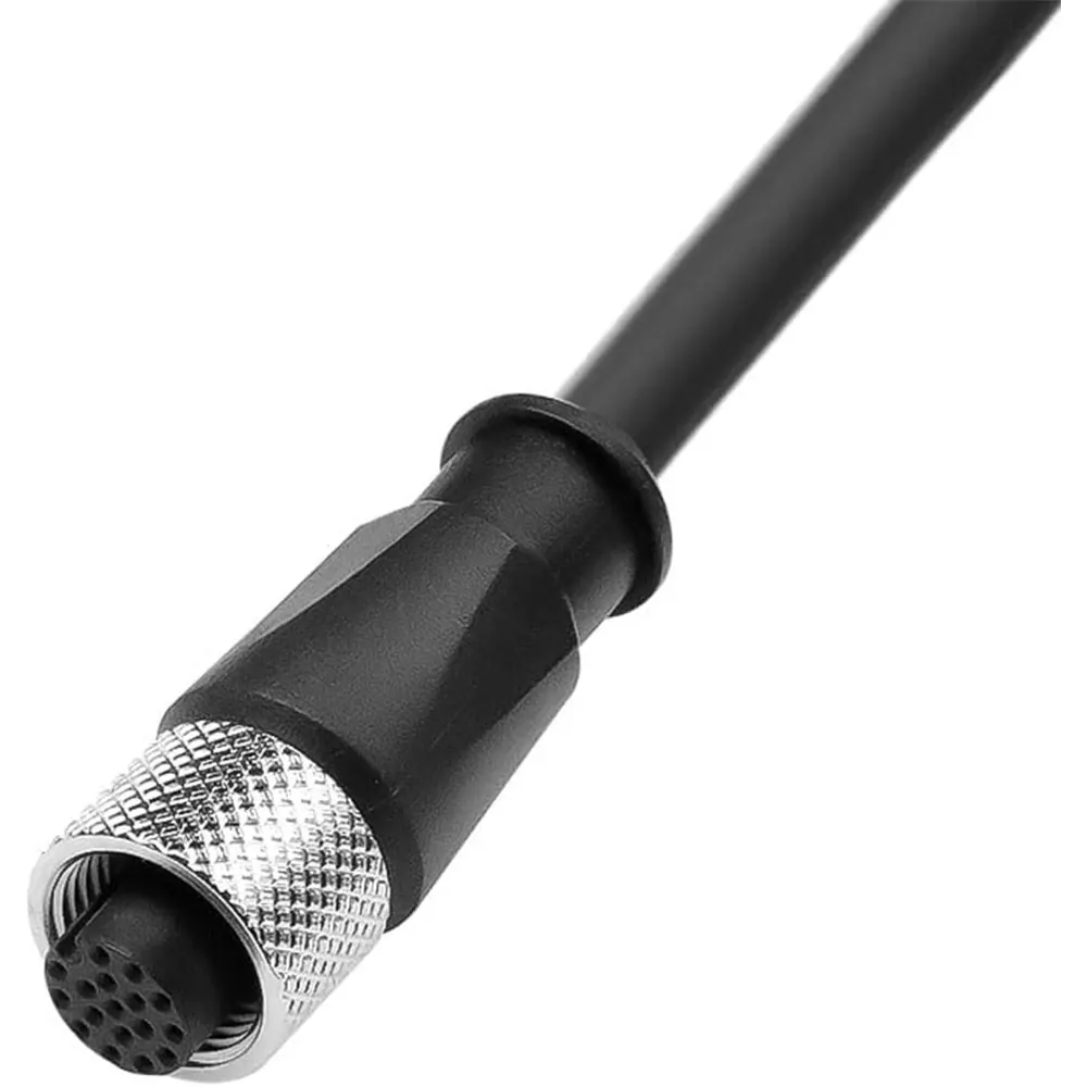 Alvin's M12 A Code 17 Pin to Open End Cable for HikRobot Cognex  9.8ft CAN PROFINET