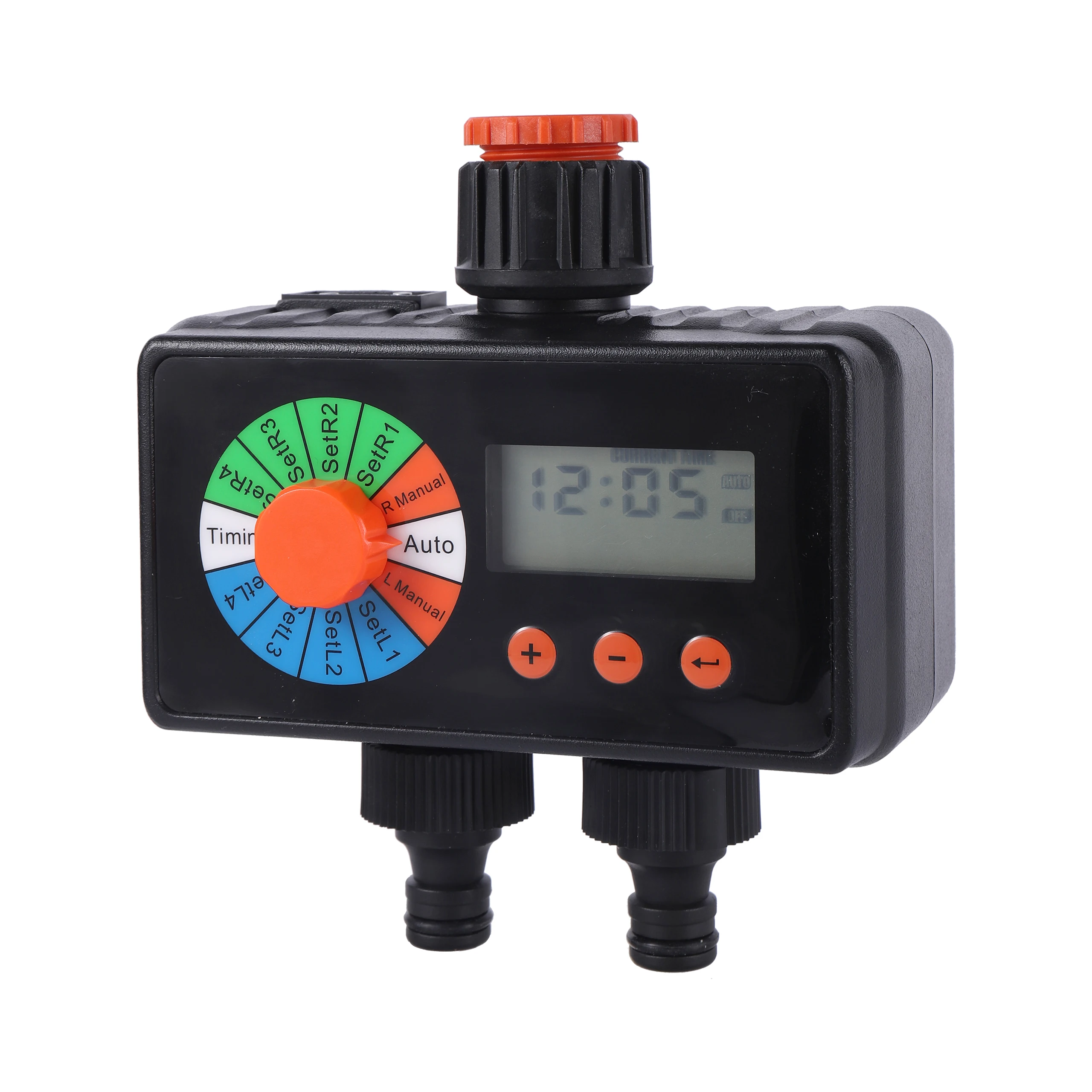 

Rain Sensor 2-Way Outlet Irrigation Timer Intelligent Automatic Watering Controller Digital Electronic Garden Irrigation Timer