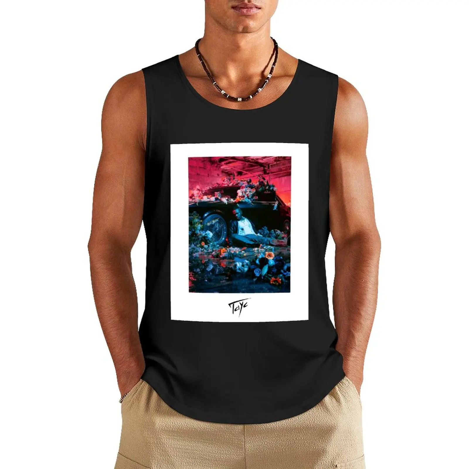 Tayc - Portrait album cover Tank Top t-shirt for men t-shirts for Men's gym Working vest cool things