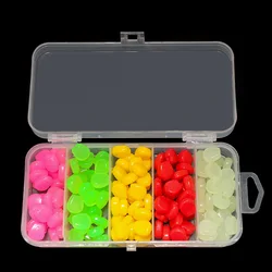 Silicone macio isca artificial para pesca, 100 pcs/lot, 100 partes de um conjunto