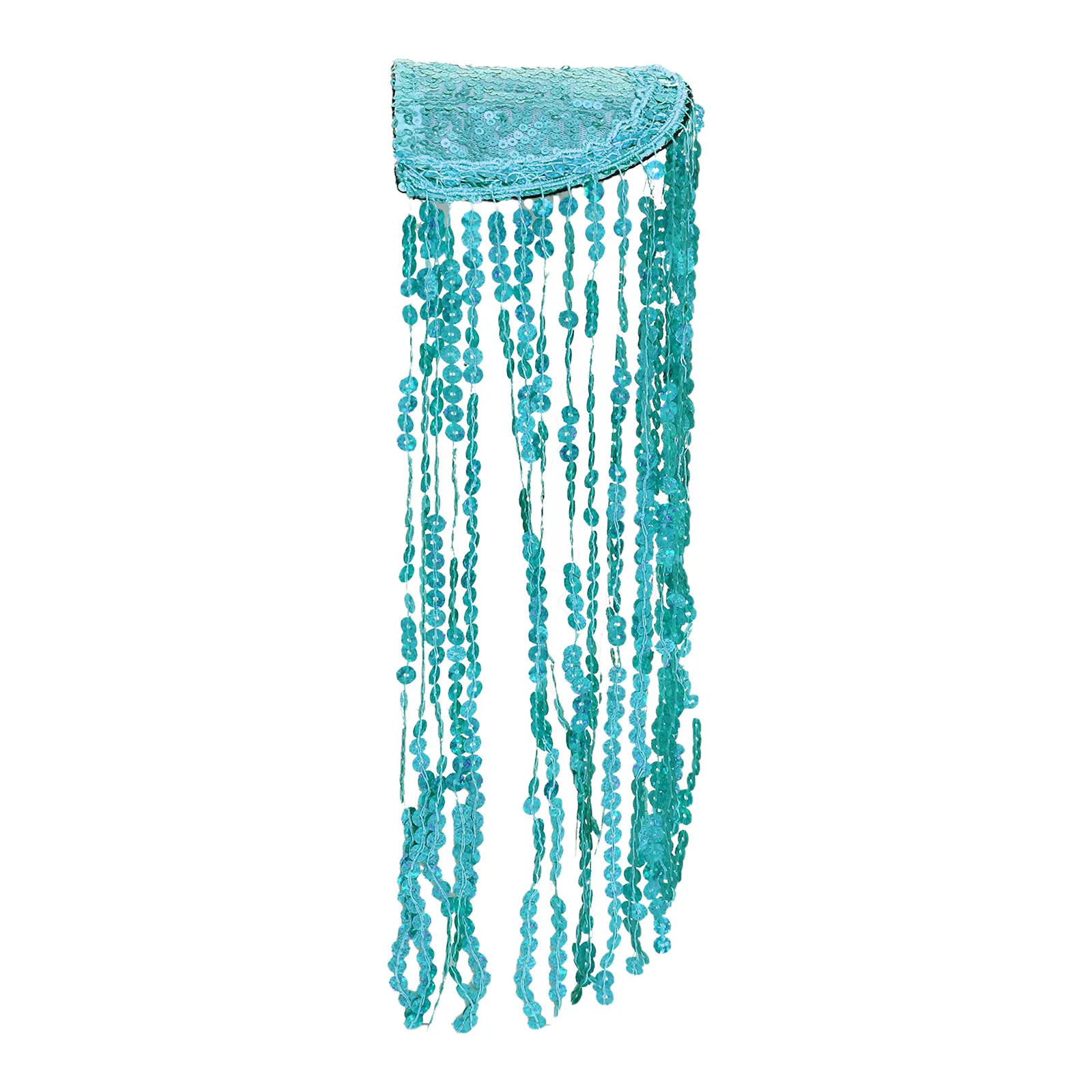 Women Men Shiny Tassel Sequins Epaulet Shoulder Badge for Clothes Punk Coat Suit DIY Tassel Shoulder Clips Appliques 1 Pair