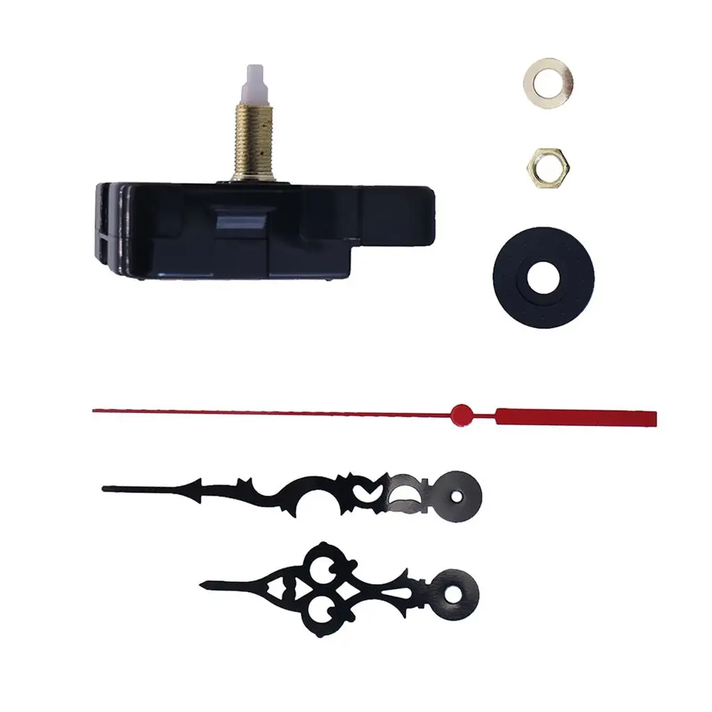 Shaft Length Quartz Wall Clock Movement Silent Replacement Mechanism DIY Hands Kit for Creative Timepiece Upgrade