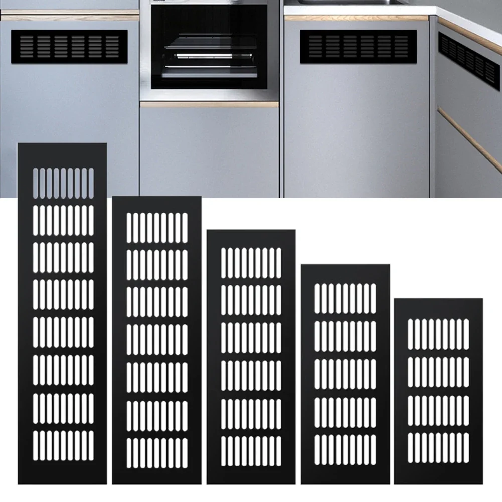 High Quality Practical Ventilation Grille Aluminum Alloy Cabinet Ventilation-Cover Easy To Install Rectangular