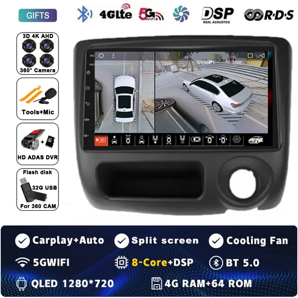 Android 15 Voor Toyota Vitz Yaris Echo 1999-2005 Carplay Auto Radio Multimedia Video Player Navigatie GPS Geen 2Din 2 Din DVD
