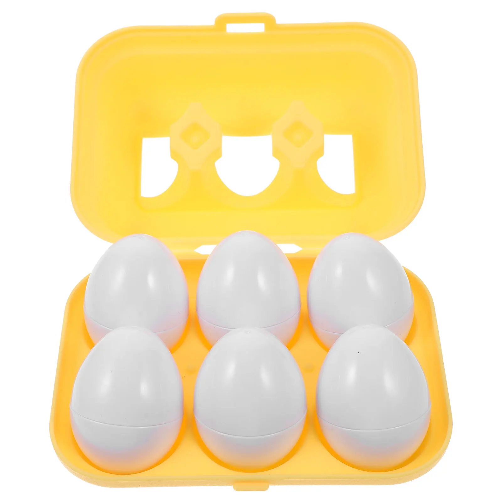 

6Pcs Educational Matching Eggs Set for Toddlers Color Shape Recognition Learning Preschool Development Early Education Gift