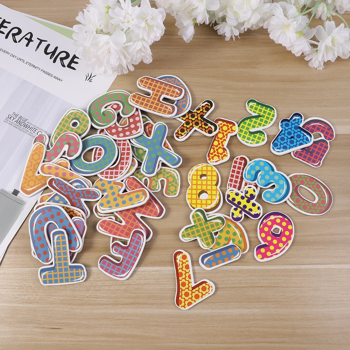 

2 Sets Letter Refridgerator Magnets Kid Stickers Kitchen Made Order Wall Paper Child