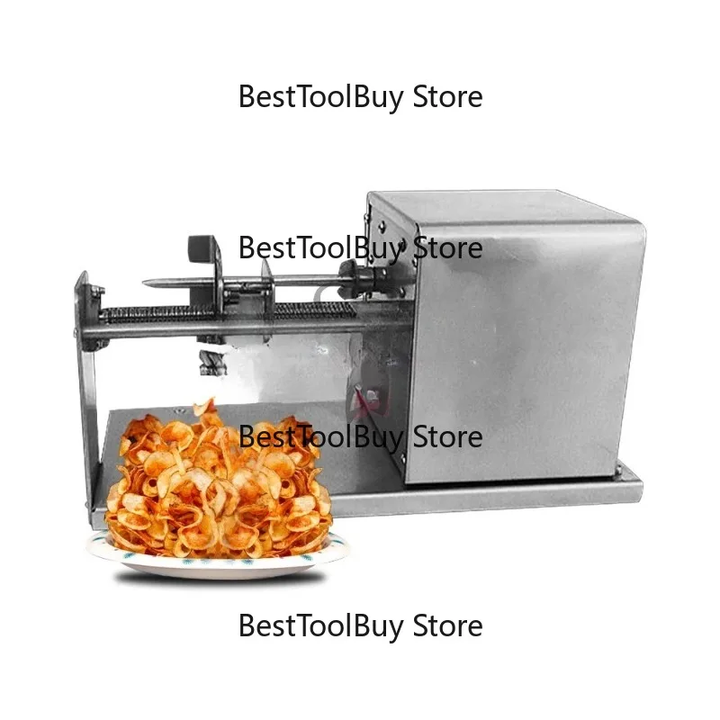 

hit productElectric Rotary Potato Cutting Machine Stainless Steel Household Potato Tower Machine