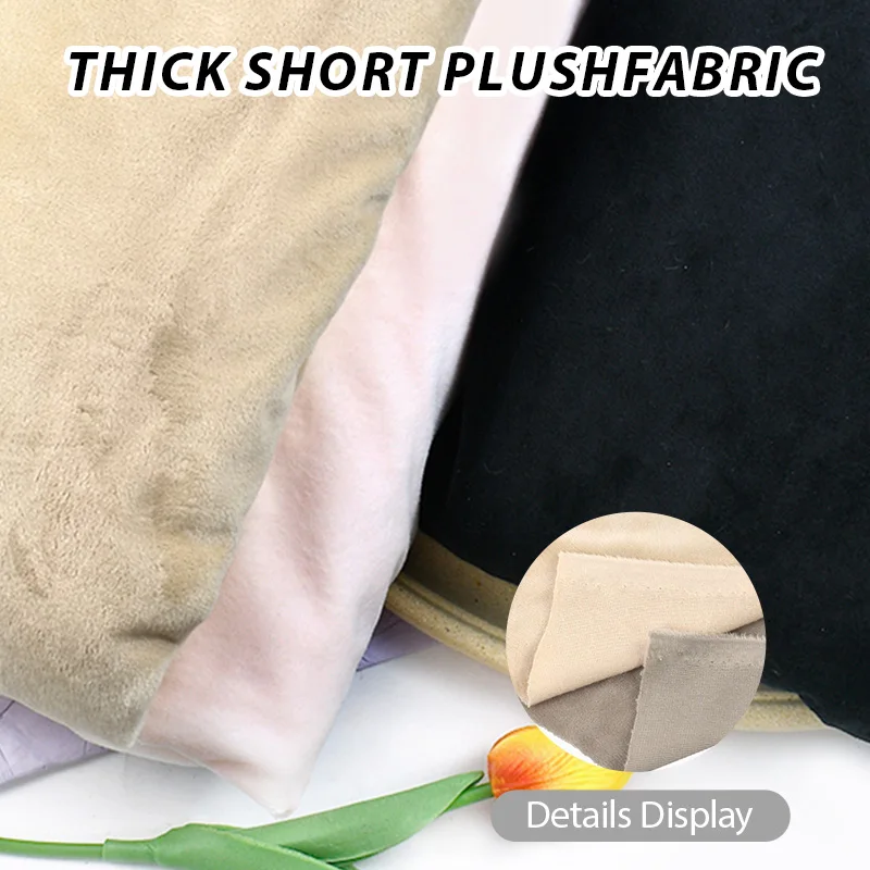 

45/90*165cm 0.7mm Thick Short Plush Fabric Sofa Cover Cushion Soft Fabrics Toy Clothes Cloth Handmade Crafts Sewing Materials