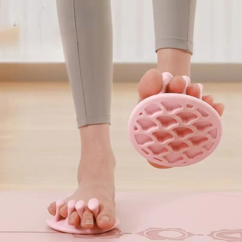 Kit de 2 Piezas para Entrenamiento de Pies y Fortalecimiento del Arco del Pie, Material TPE |   1 par de soportes para tobillos y dispositivos moldeadores de piernas, colores variados, diseño cómodo