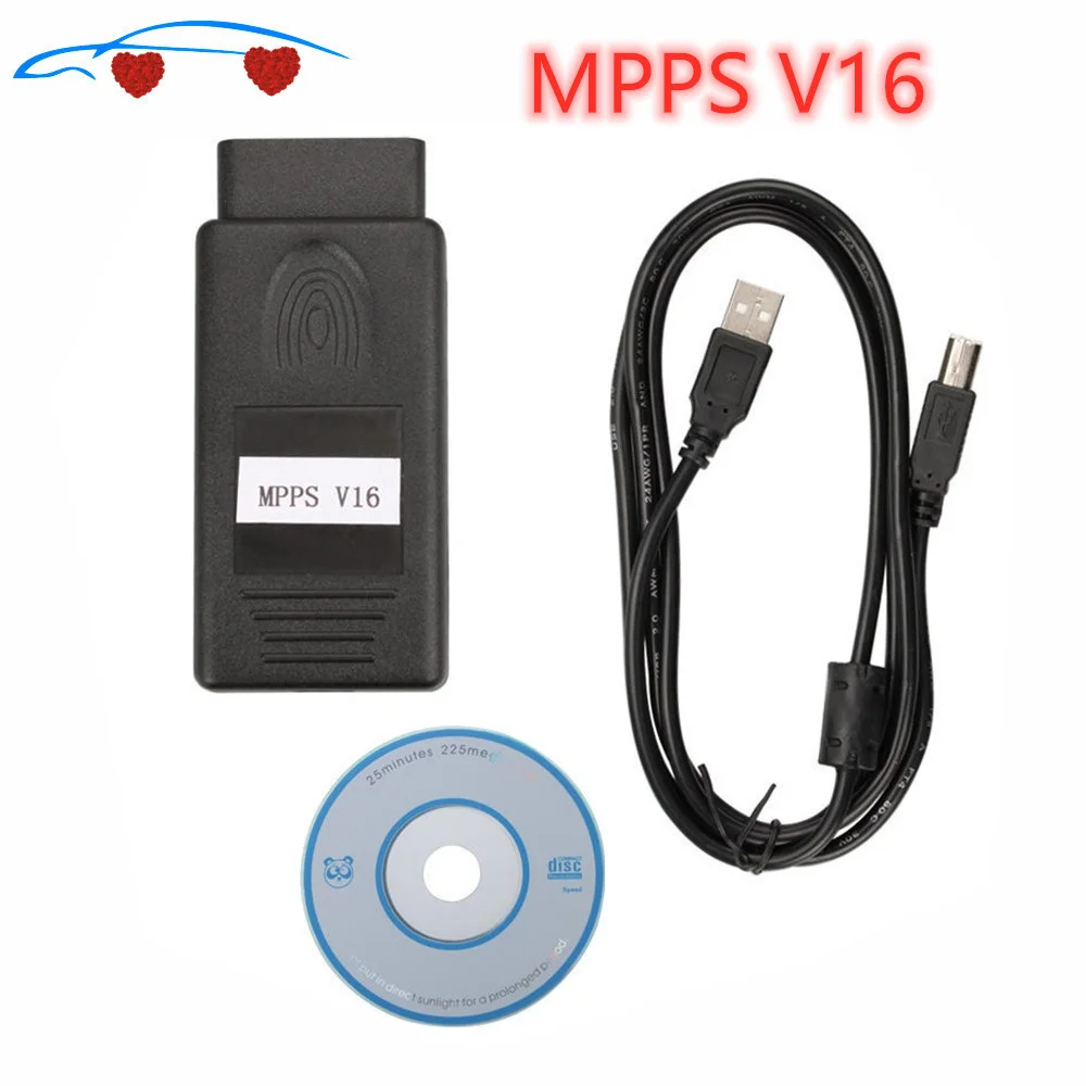 2024 Hot Selling ECU Chip Tuning MPPS V16 For EDC15 EDC16 EDC17 Inkl CHECKSUM Newest Version MPPS 16 In Stock