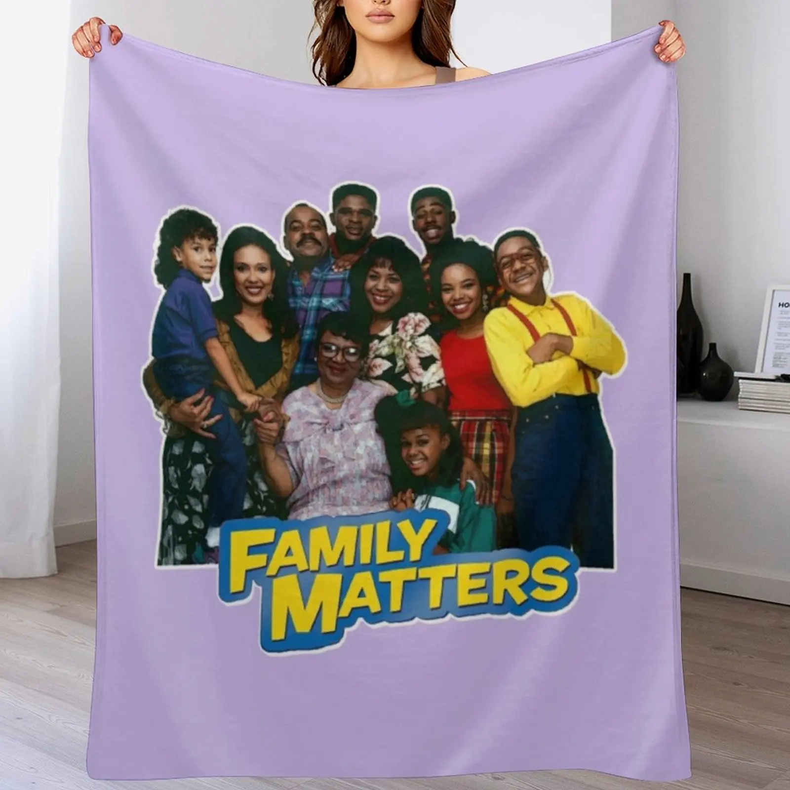 Family Matters Throw Blanket cosplay anime Stuffeds Polar Blankets