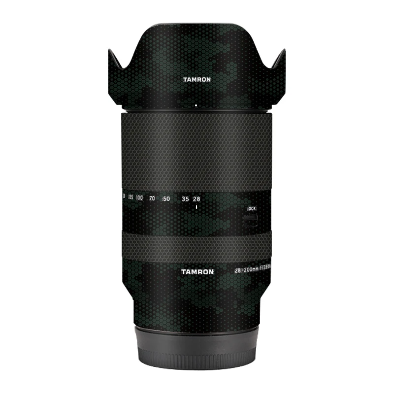 Schutzfolie Skin Skin Wrap Film Aufkleber Anti-Scratch für Tamron 28-200mm F/2.8-5.6 Di III RXD 28-200F2.8 28200 Sony Mount