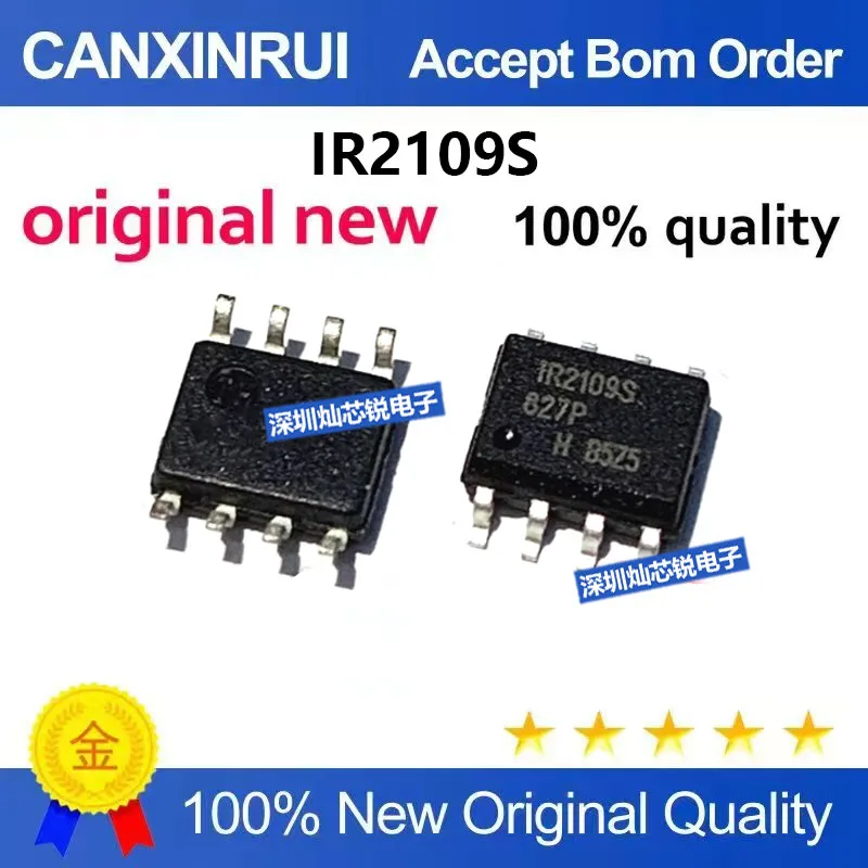 (5-100pieces)Brand New Original IR2109S IR2109STR SOP8 Half-Bridge Driver IC