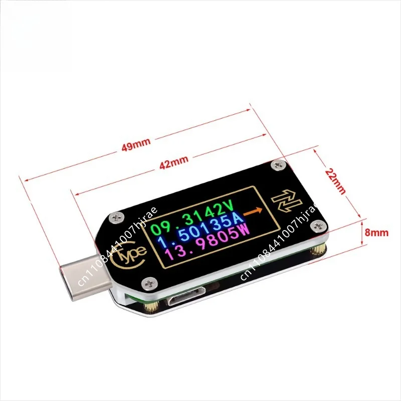 TC66C PD Trigger USB Communication Voltmeter Ammeter Multimeter Portable USB Detector For PD Charger Battery Power Bank Test