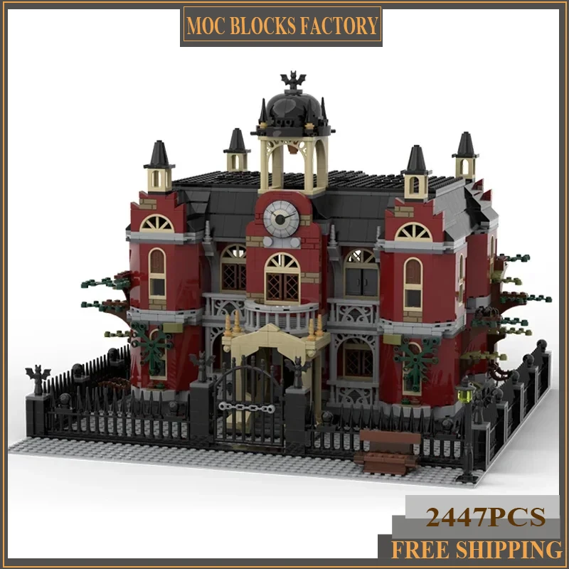 

Строительные блоки Moc, модульный вид на улицу, Вселенности, технические кирпичи, сборка своими руками, строительные игрушки для детей, праздничные подарки