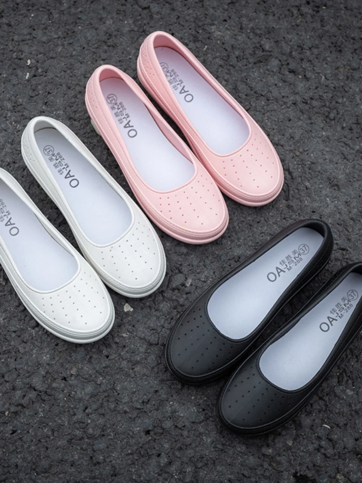 

Faionable Low Cut Waterproof Anti-Slip Thi Bot Rain Boots Women's Kitchen Work Rubber oes Wear Resistant ort Tube