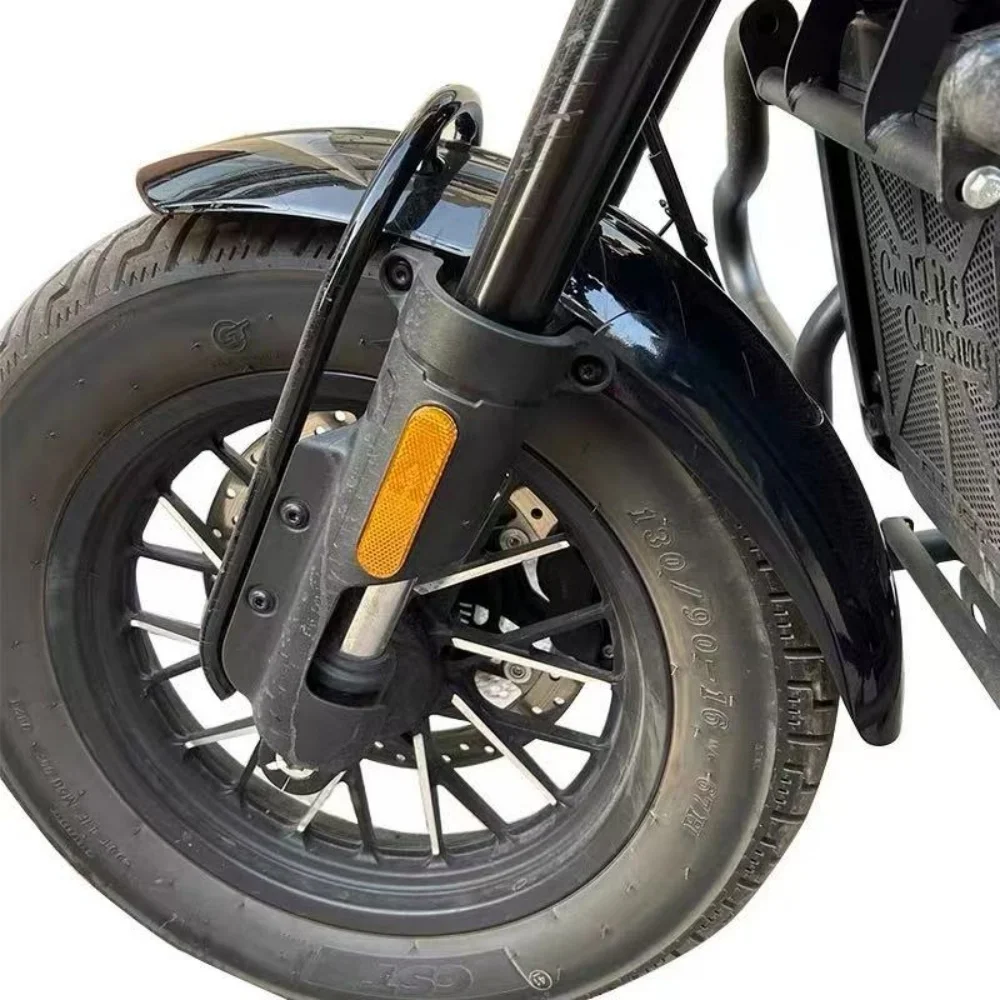 For CFMOTO 450CLC retro front fender, widened and lengthened sand and water guard plate, extended, non-destructive installation