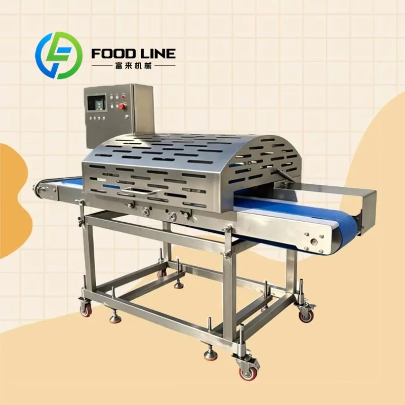 Conveyor Belt Meat Cutting Machine Food‑Grade Anti‑Stick Smooth Meat Transport Industrial‑Grade Cutting Machine For Factory Line