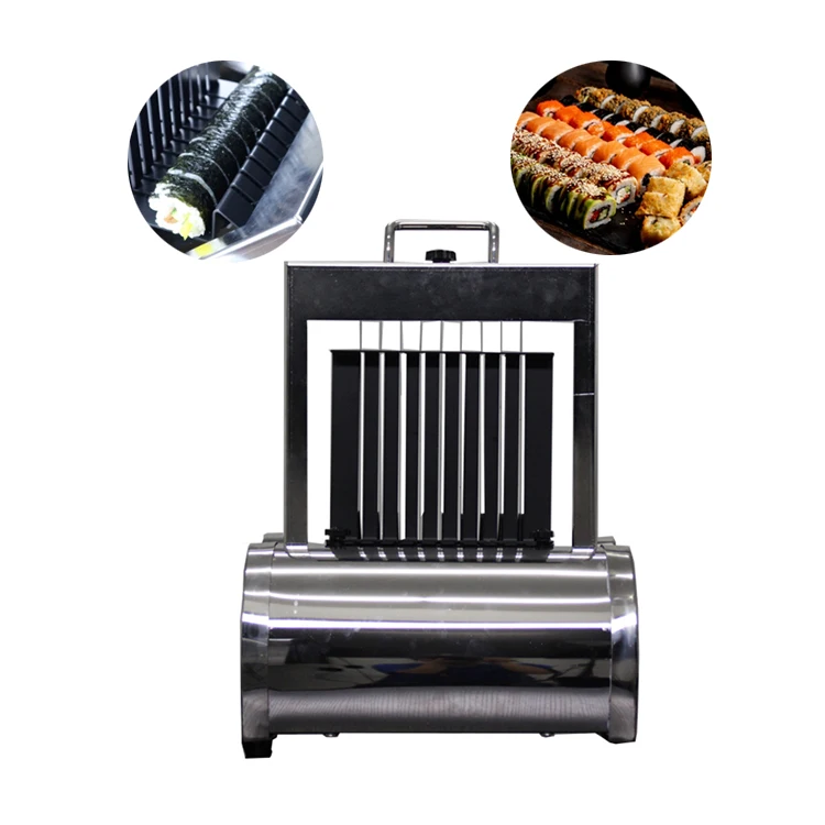 

Manual Sushi Cucumber Cutting Machine Rice Roll Seaweed Sushi Slicer Machine Kimbap Sushi Cutter Machine