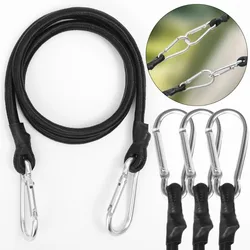 50/100/200cm Stretch Bundle Strap Elastic Bungee Cords with Hooks Lightweight Bikes Rope Tie Car Luggage Roof Rack Strap Hooks