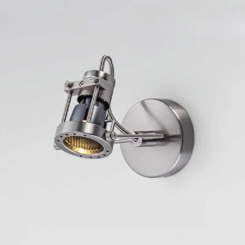 

Aluminium Tricolor Wall Light Living Room Bedroom Wall Lamp Full Spectrum Eye Protection Lighting Lamps Rotatable Retro Lights