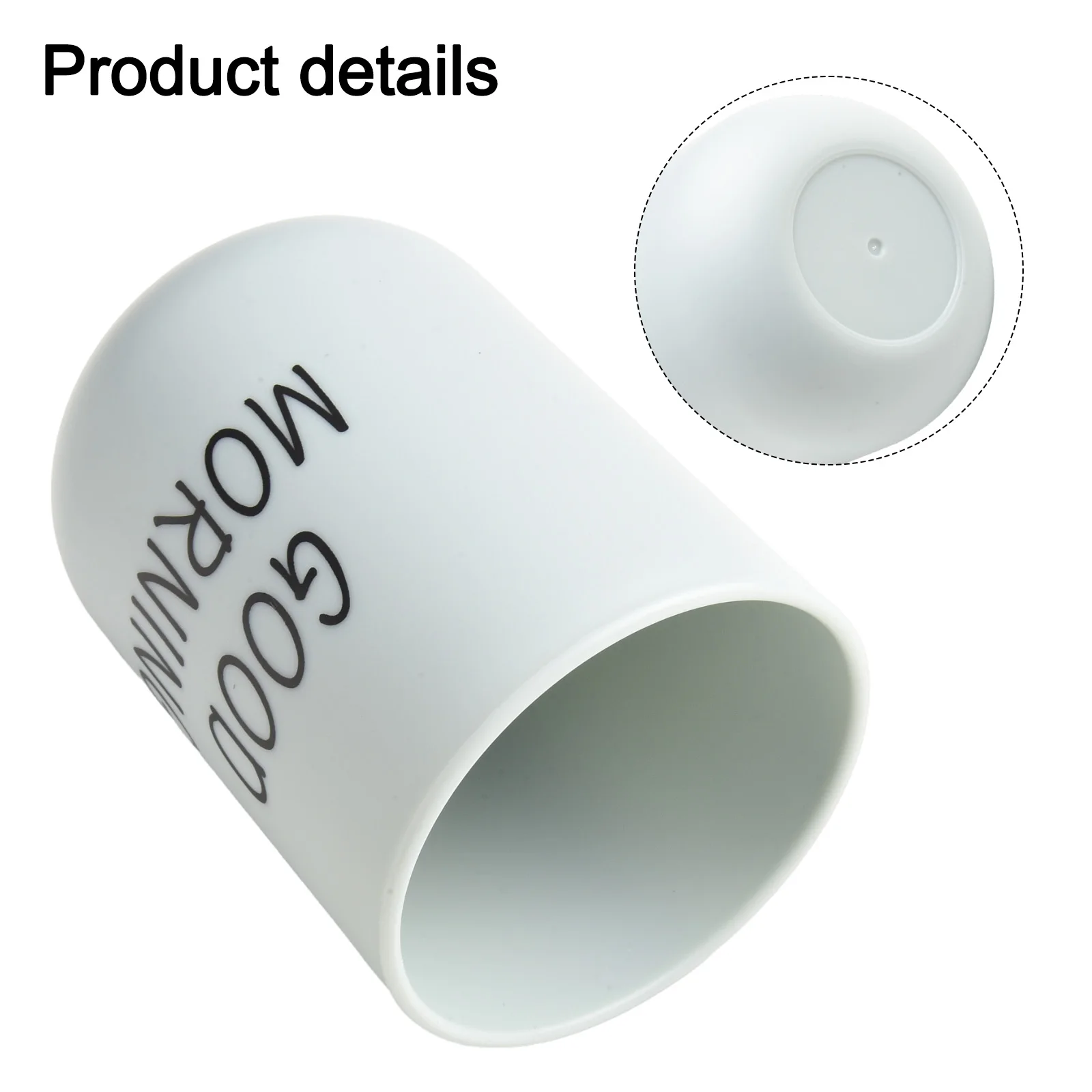 100 Brand New Washing Cup Morning Toothbrush Travel Washing Water 400ml High Quality Khaki White 7.2*10cm Bathroom