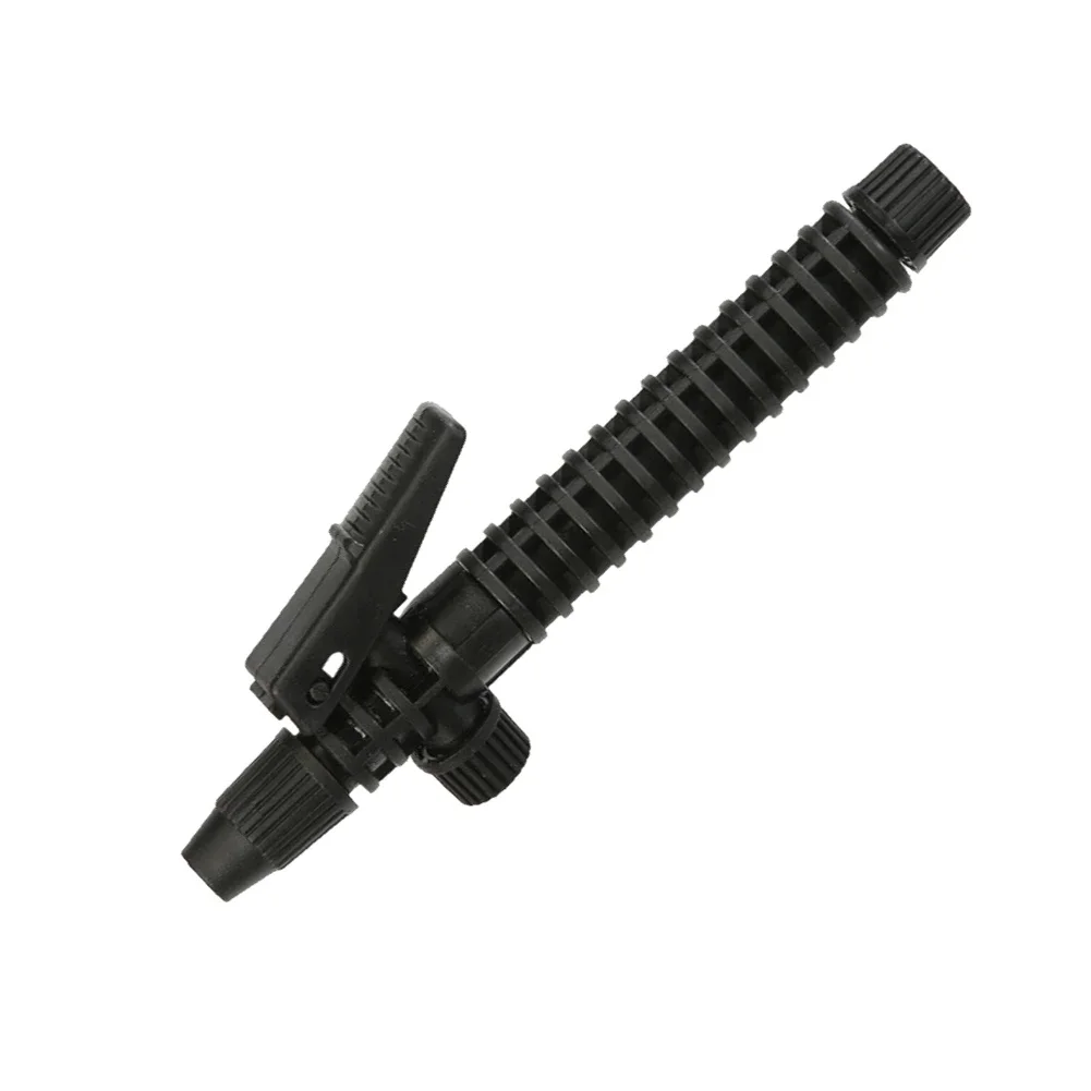 Black Plastic Sprayer Trigger Handle 17cm for Standard Pressure Sprayers Easy Installation Reliable Control 1pc