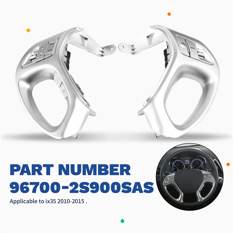 

For Hyundai Ix35 TUCSON 2010-2015 Car Multi-Function Cruise Control Steering Wheel Buttons With Bluetooth Button-A08Q